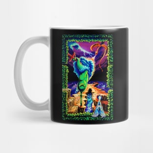 Psychedelic Trippy Hippie Surreal Blacklight Spiritual Art Mug